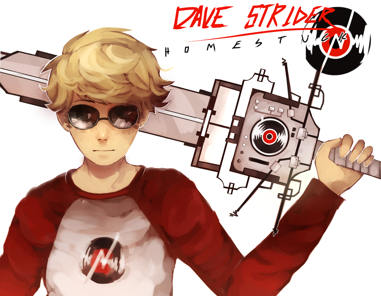 DAVE BROKEN RECORD SWORD - HOMESTUCK