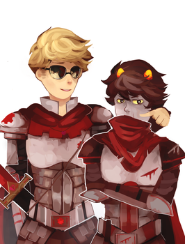 Dave n karkat - homestuck