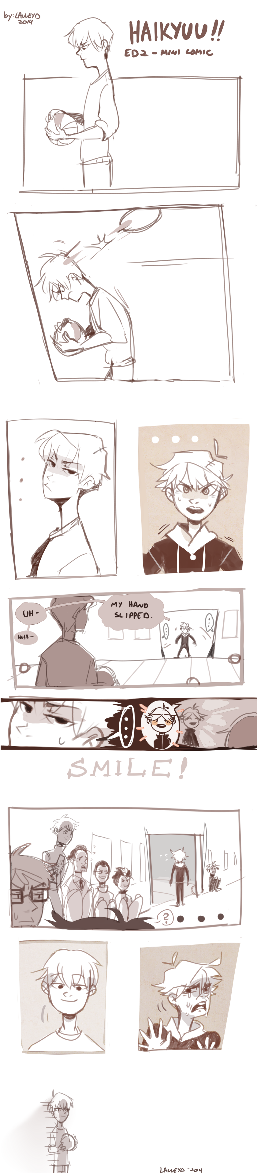 haikyuu ending 2 mini comic