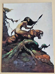 Frank Frazetta  Baseball card 