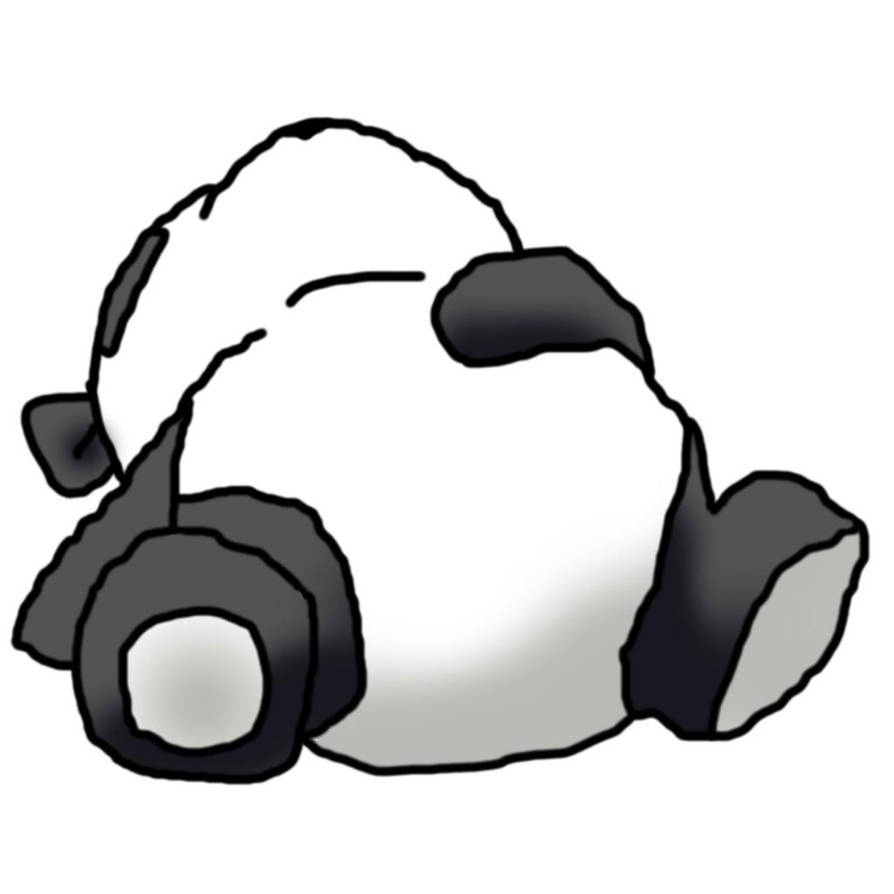 Panda dormindo Small para colorir by PoccnnIndustriesPT on DeviantArt