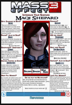 Mass Effect 3 Simple Shepard Meme : Maqi