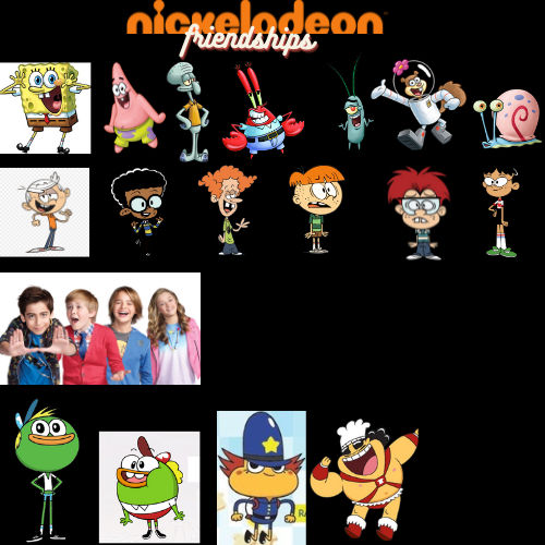 Nick Friends Deviantart Nickelodeon Friendships by dzzathegamer on DeviantArt