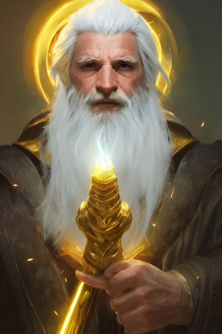 Merlin with Excalibur by AiArtFreak on DeviantArt