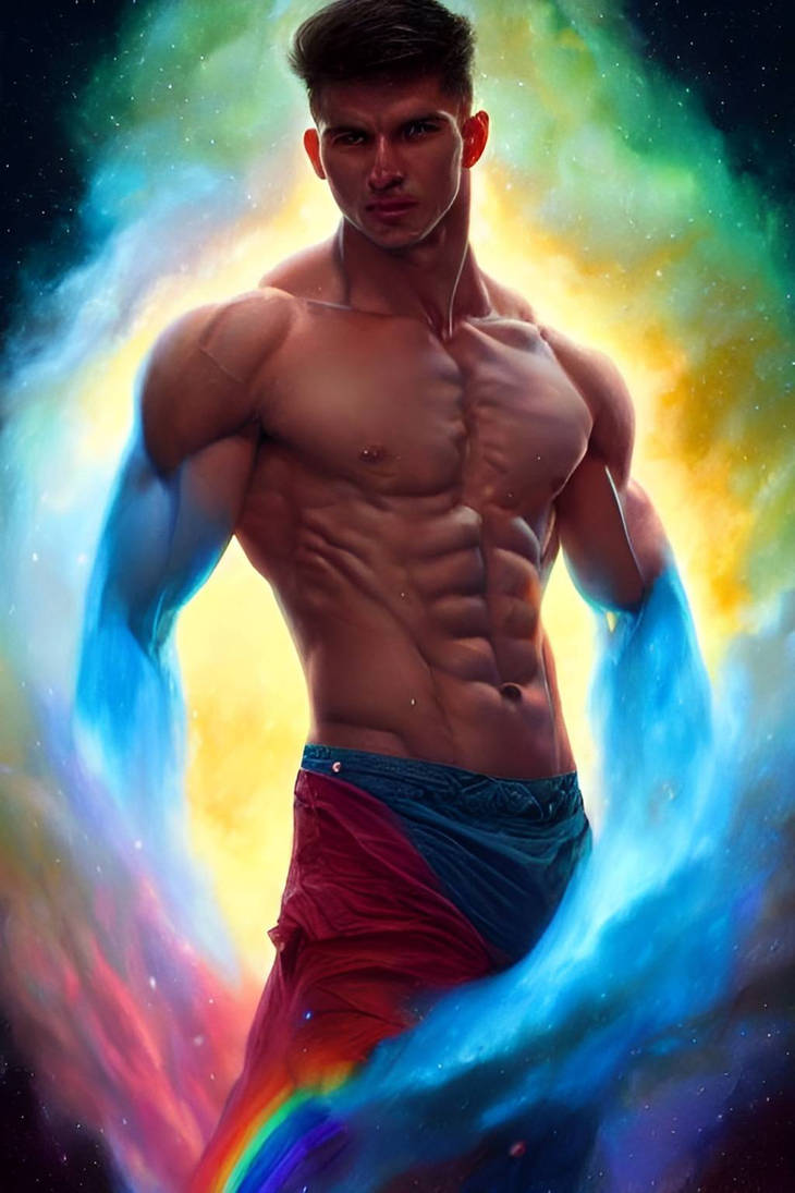 Magic Muscle Side Muscled magician by AiArtFreak on DeviantArt