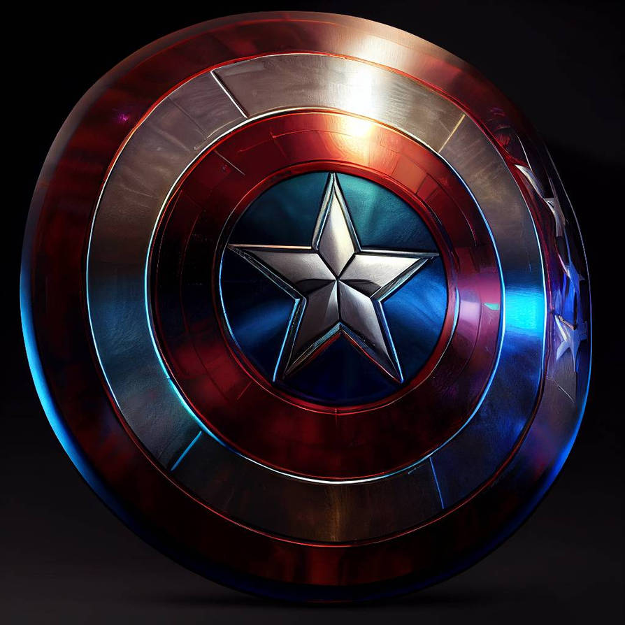 Caps shield by AiArtFreak on DeviantArt
