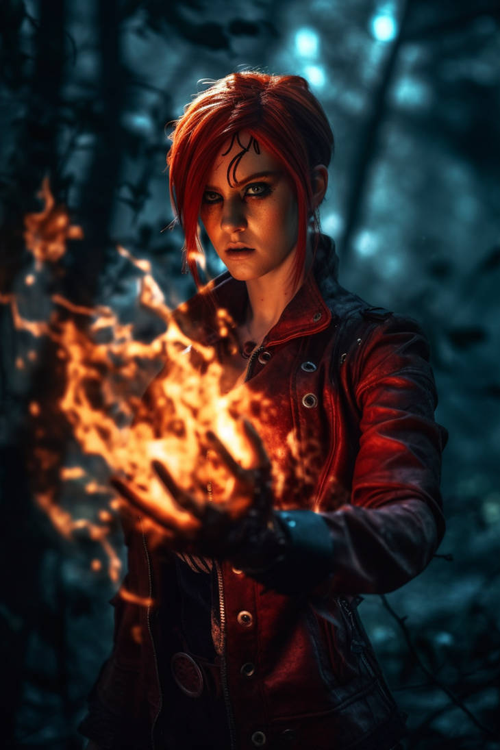Pyromancer by AiArtFreak on DeviantArt