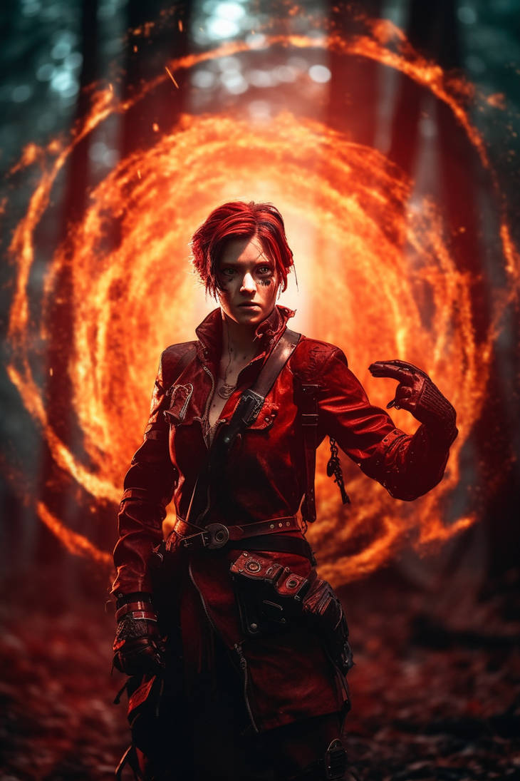 Pyromancer by AiArtFreak on DeviantArt