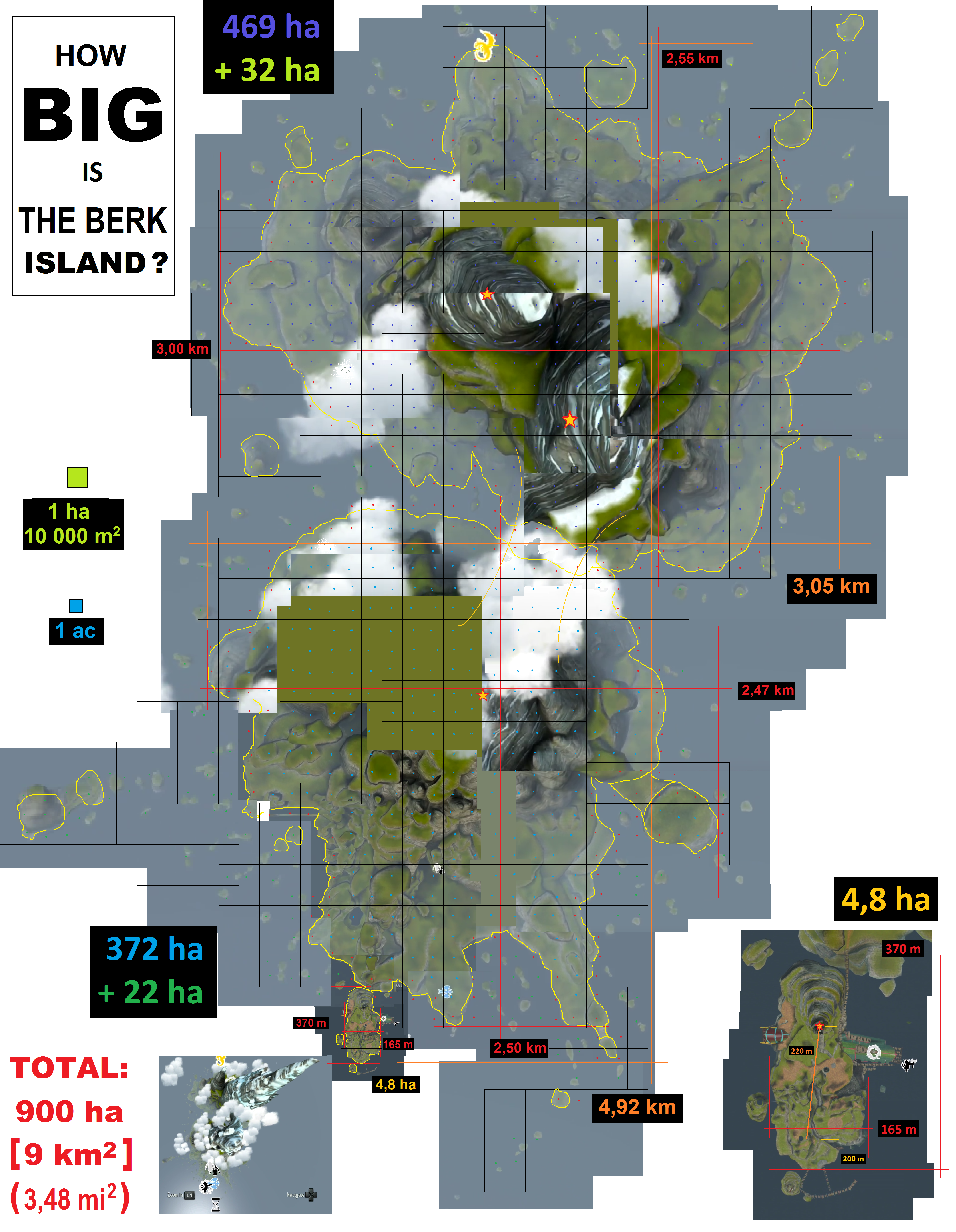 How big is the Berk Island? by DanGref on DeviantArt