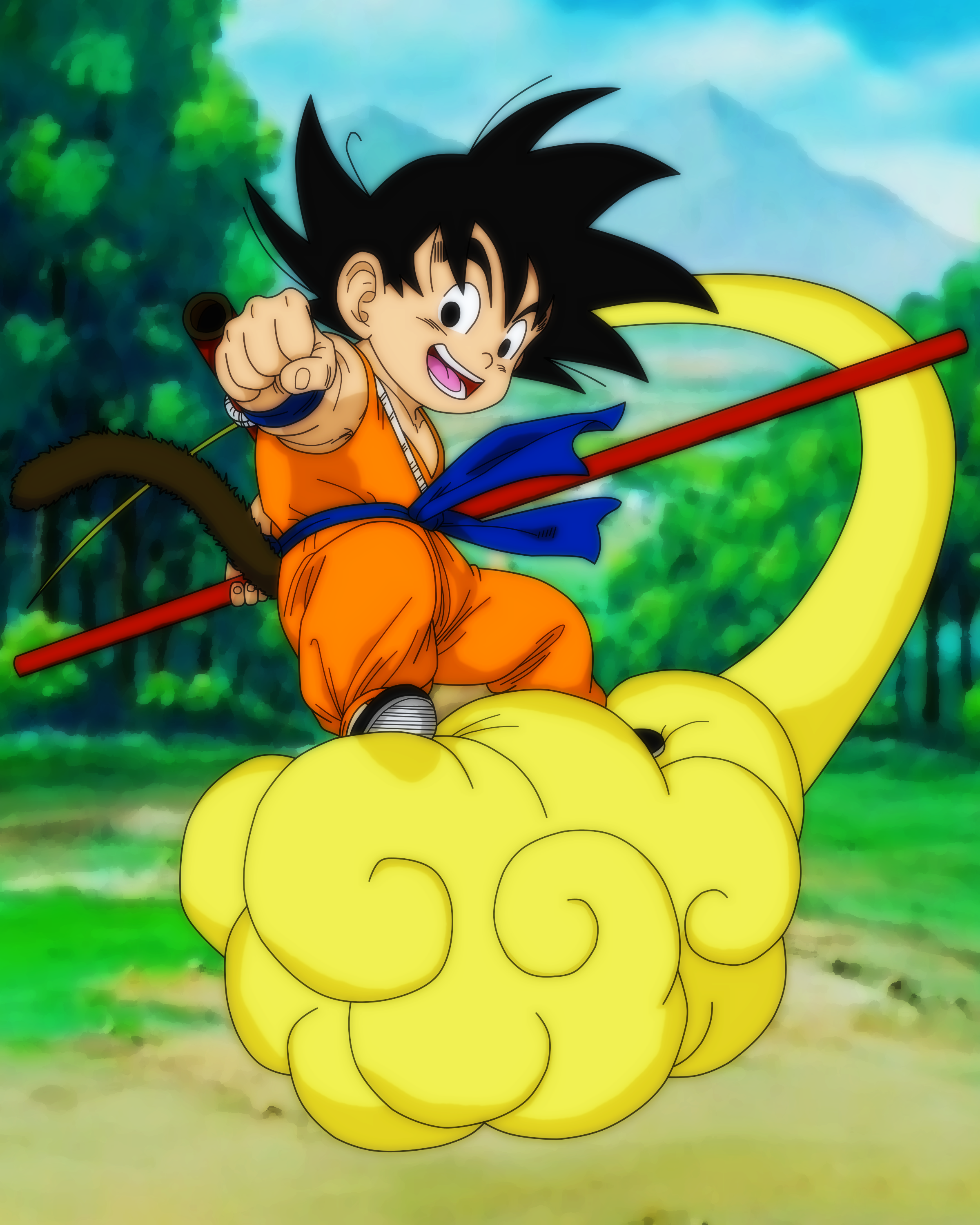 Kid Goku | Nimbus!