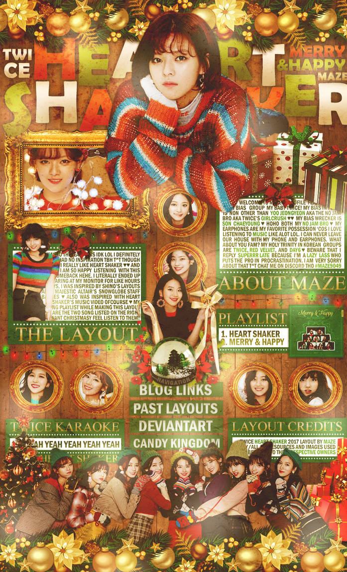 Twice Heart Shaker December 17 Mal Layout By Breakyourvibes On Deviantart Twice Heart Shaker December 17 Mal Layout By Breakyourvibes On Deviantart