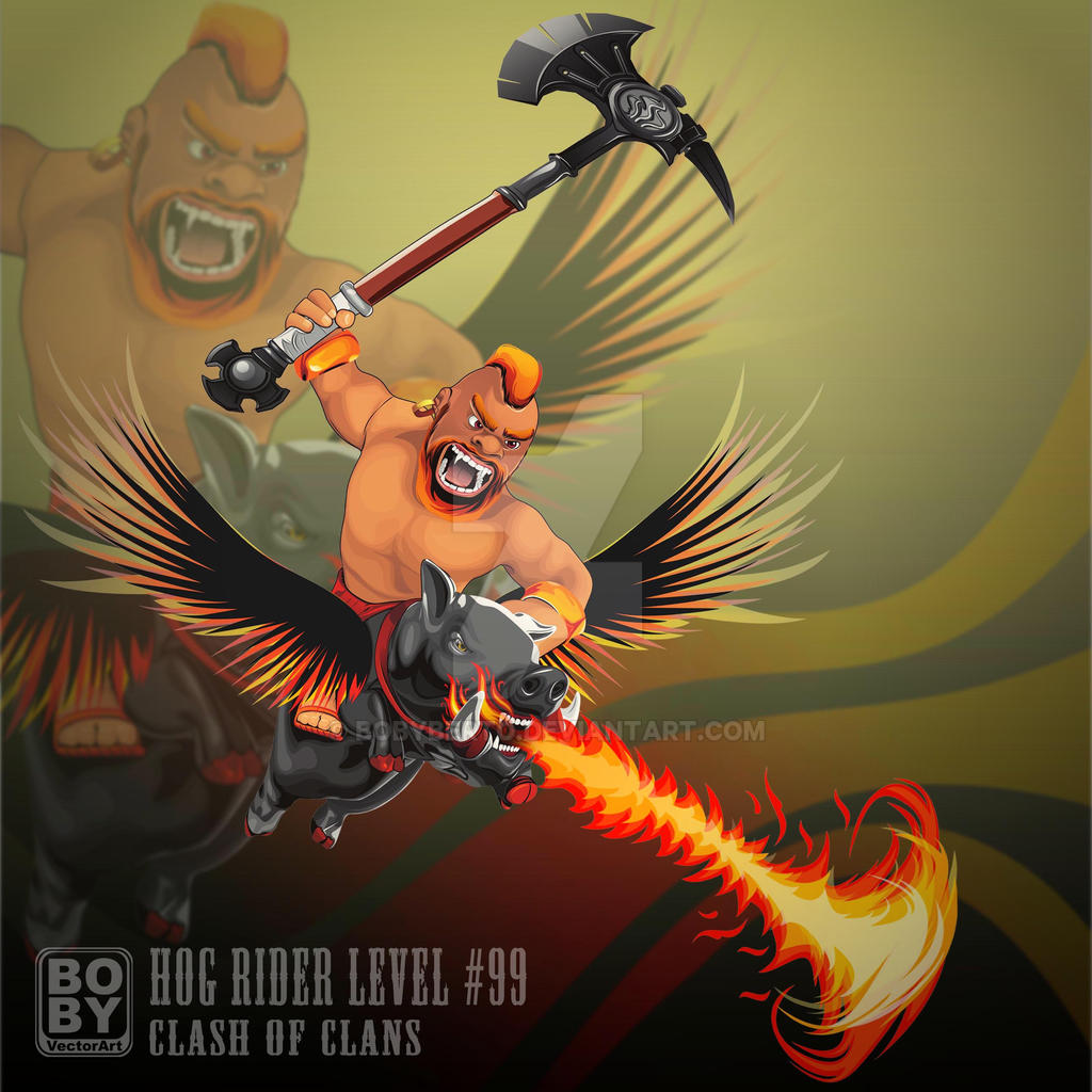 Hog Rider #COC #ClashOfClans by bobyberto on DeviantArt