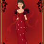 Scarlet O'hara Garnet Gown