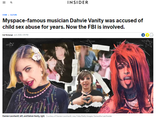 Insider's article on Dahvie Vanity