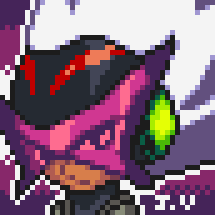 Rogue Pixel Art Portrait By J.V_Engine by JVEngine on DeviantArt