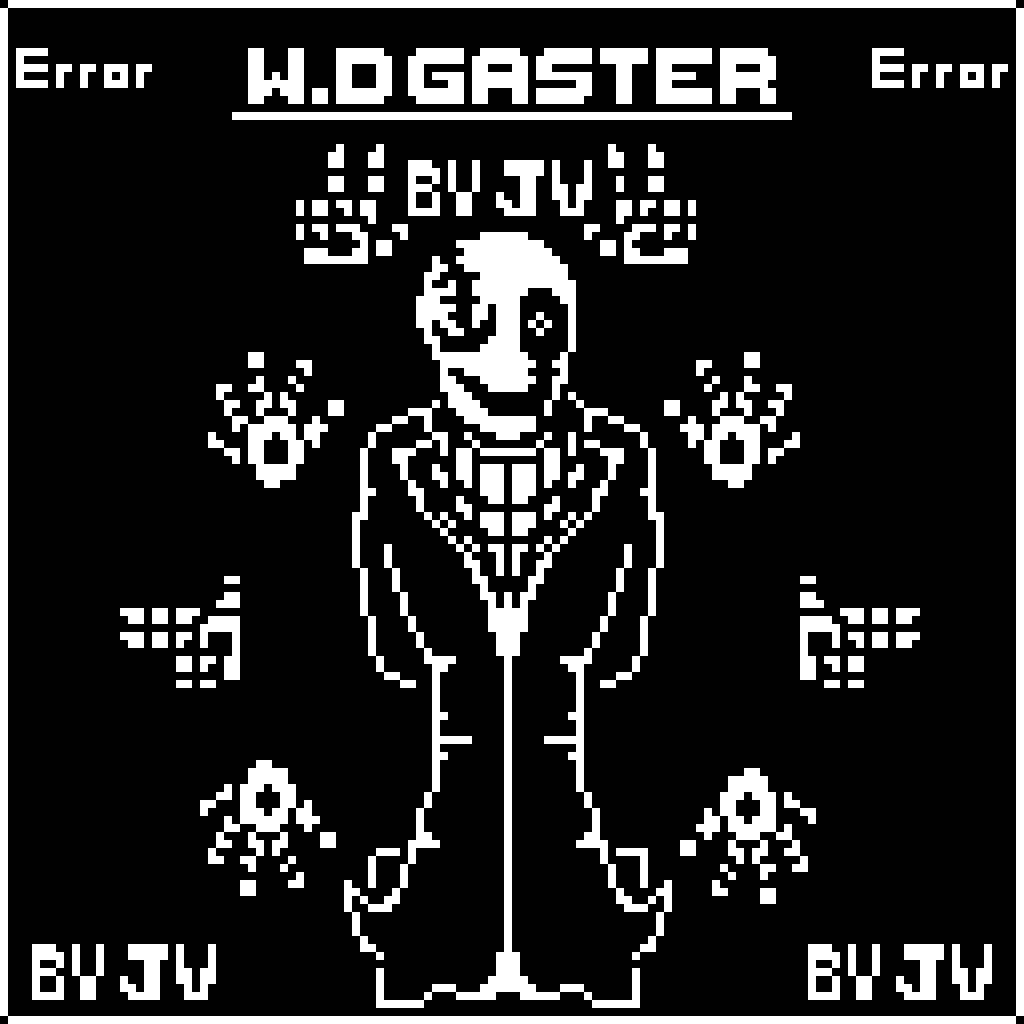 W.D Gaster Sprite by JVEngine on DeviantArt