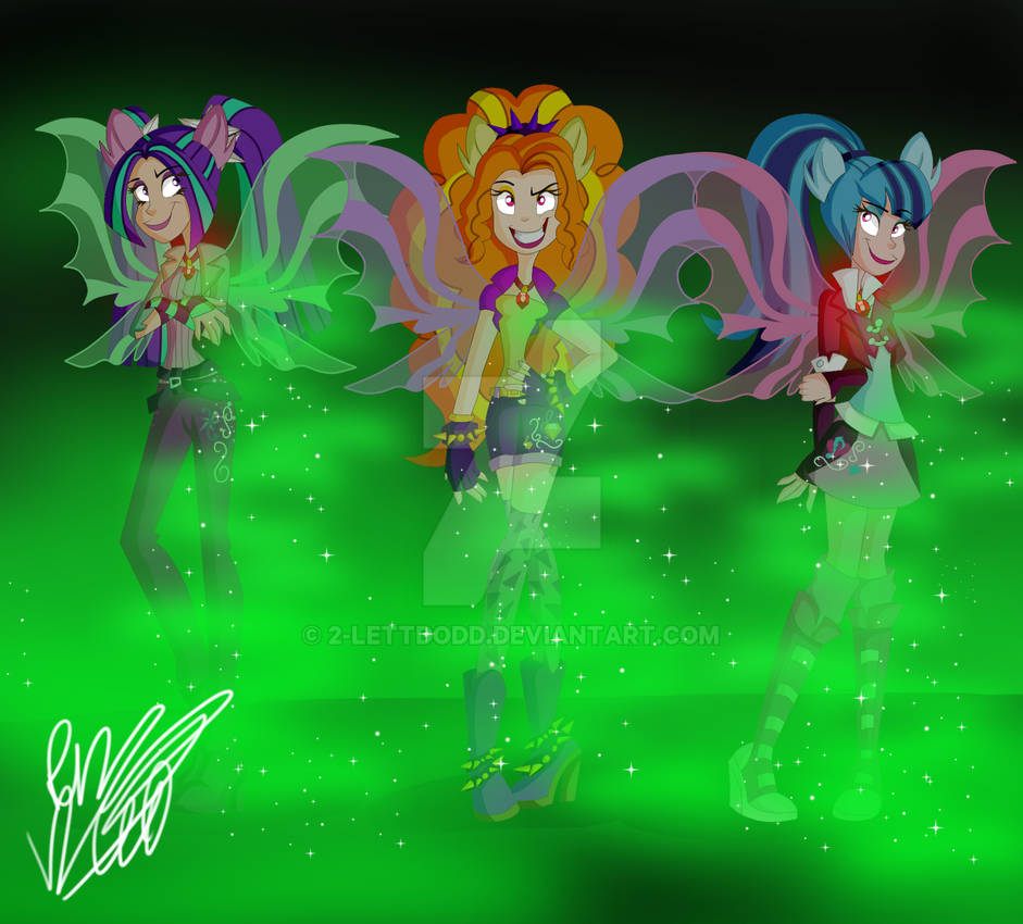 MLP: The Dazzling Sirens by 2-LettDodd on DeviantArt