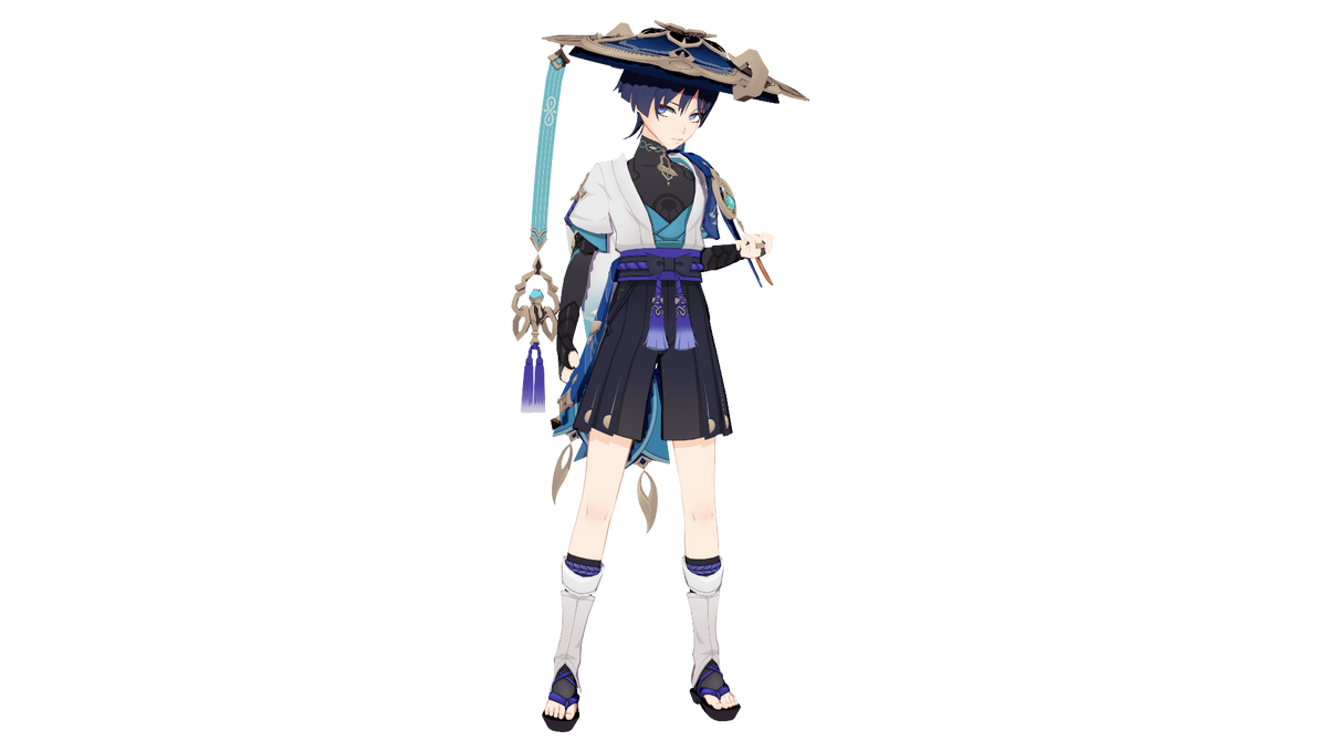 MMD Genshin Impact - Wanderer Model DL by MifsFantasy on DeviantArt