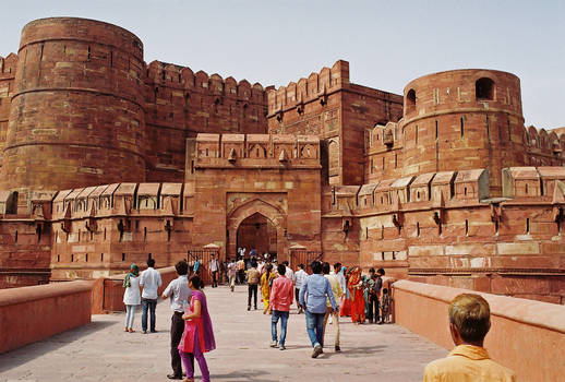 Red Fort Agra (Film Kodak 100 asa)