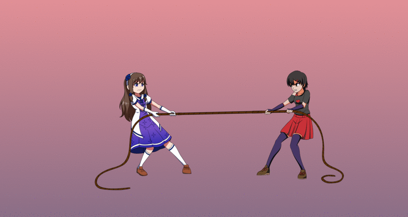 Commission - Tug of War by Sleince on DeviantArt