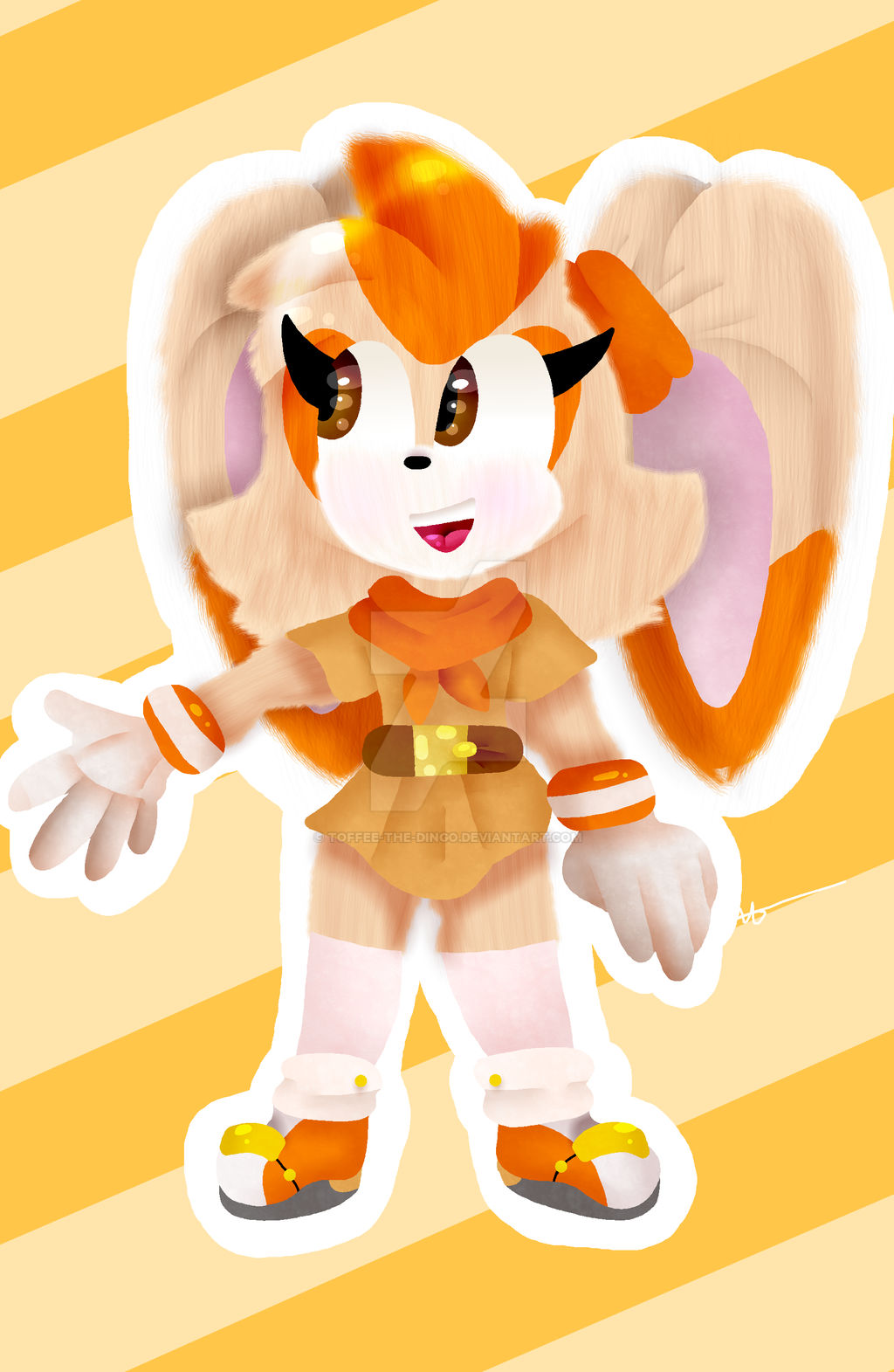Cream The Rabbit Custom Model Cream the Rabbit (Redesign) by Toffee-the-Dingo on DeviantArt