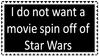 Anti Star Wars spin off Movies Stamp