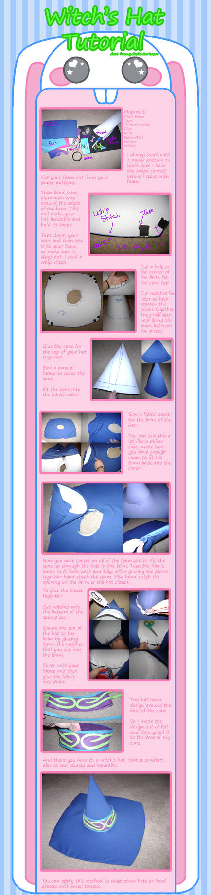 Witch's Hat Tutorial by dust-bunny