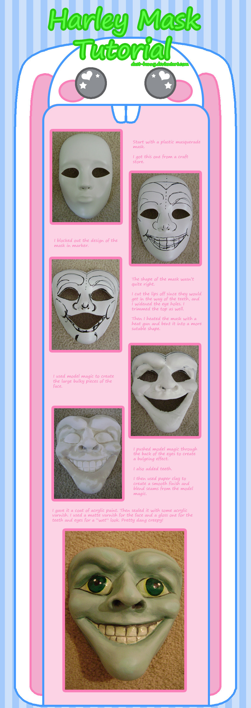 Harley Mask Tutorial