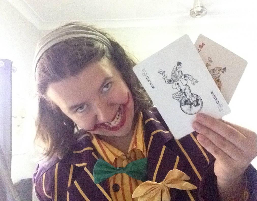 Choose the wrong card you die. by MegMorphJokerfan22 on DeviantArt