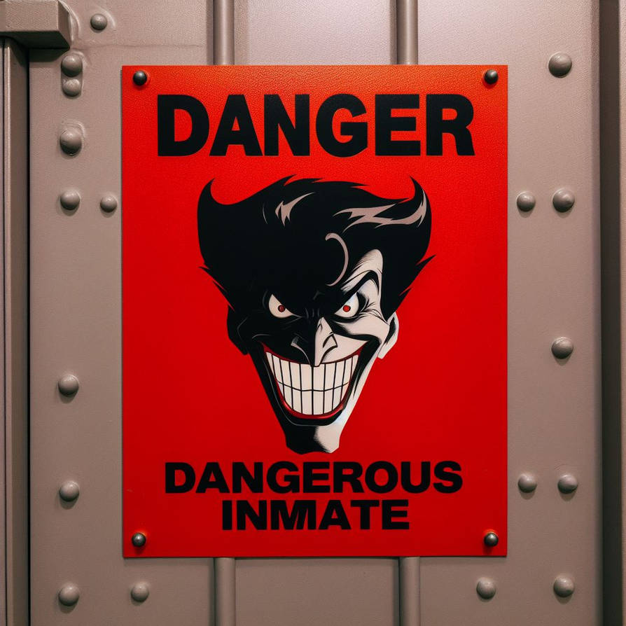 Joker safety warning sign by MegMorphJokerfan22 on DeviantArt