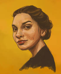Portrait Study - Helga Hufflepuff