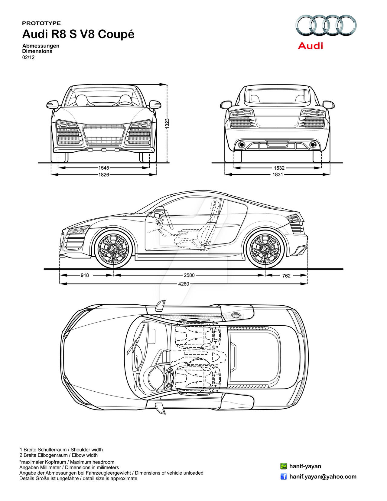 Nếu bạn yêu thích ôtô thể thao Audi R8S V8, bản vẽ của nó chắc chắn sẽ khiến bạn cảm thấy hào hứng. Xem hình ảnh liên quan và tận hưởng sự độc đáo và đẹp mắt của chiếc xe này.
