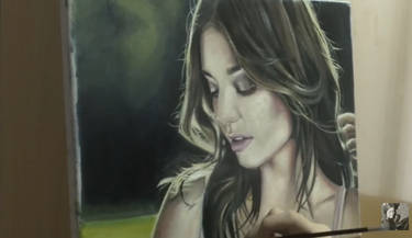 Miranda Kerr- Oil painting