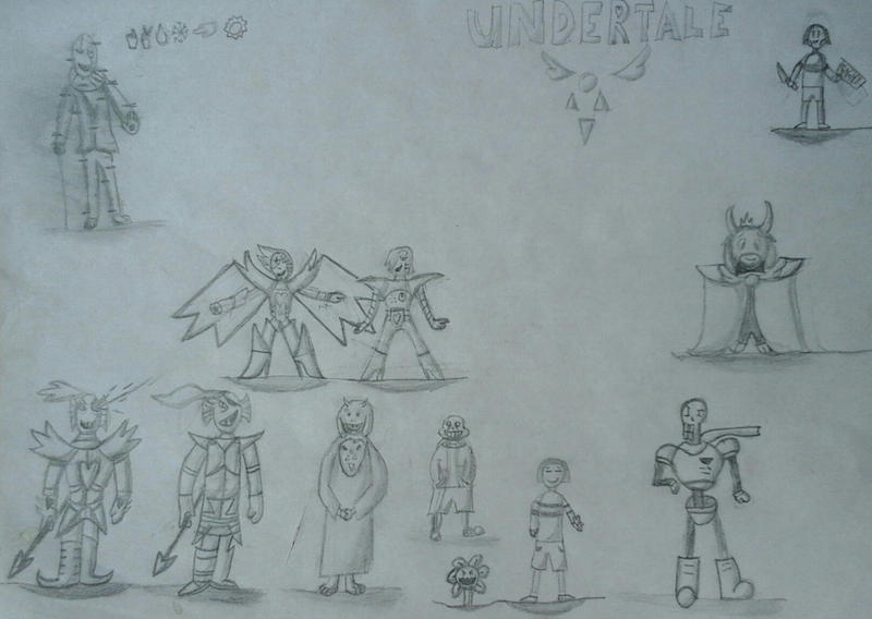 Undertale characters by Arturo783 on DeviantArt