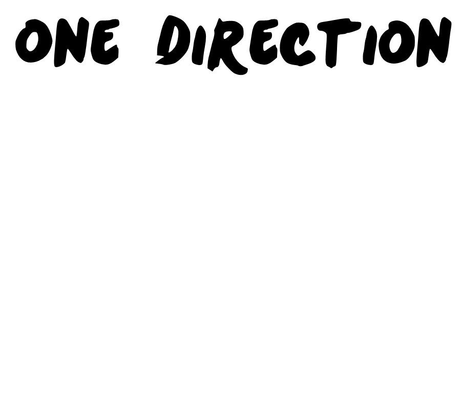 One Direction text png by KawaiiOjousama on DeviantArt