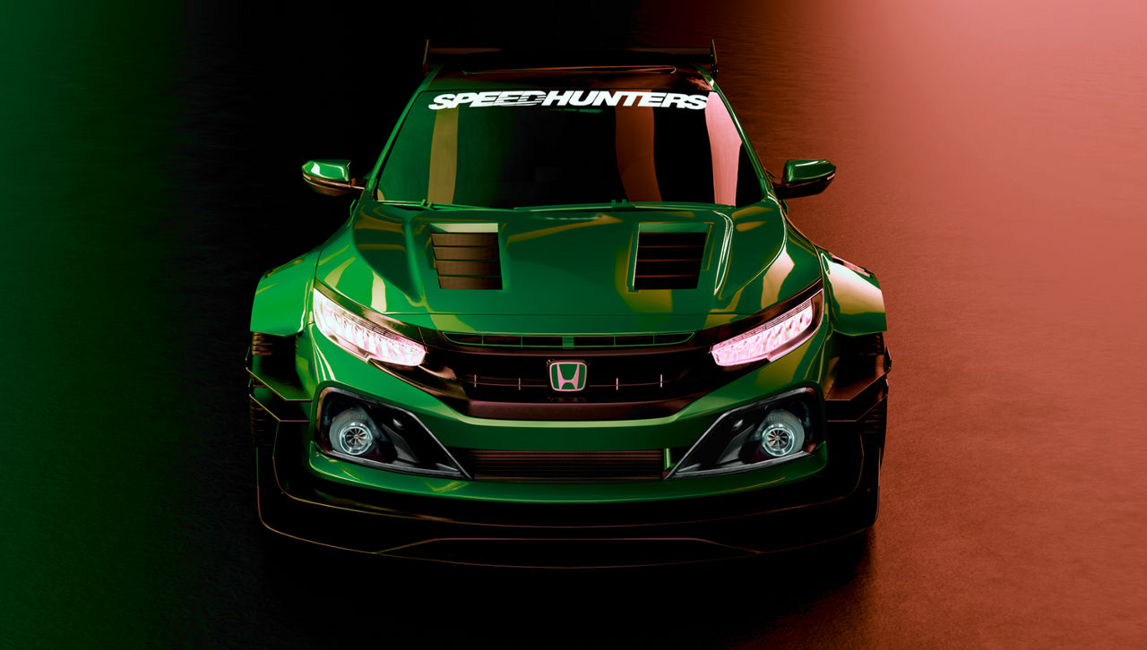 'Civic Type R Twin Turbo' - Front by UniBrain on DeviantArt