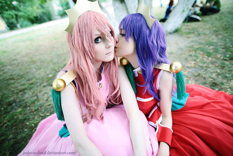 Utena + Anthy: be my Rose bride! by palecardinal