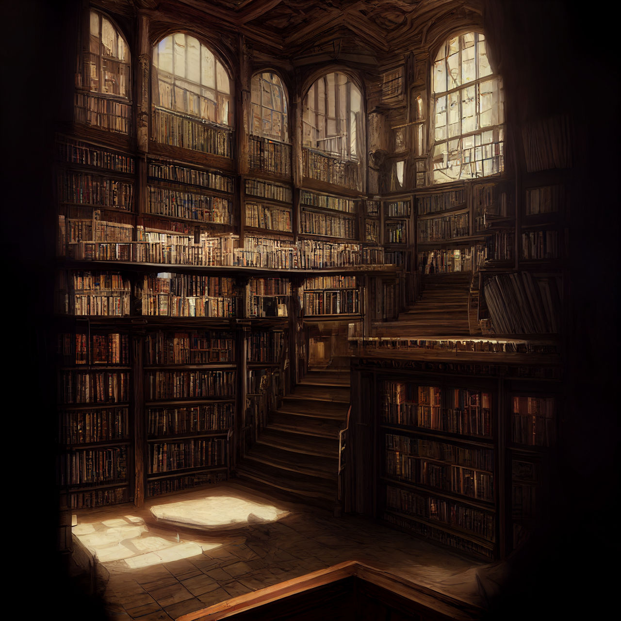 Gothic Library by EnchantedHawke on DeviantArt