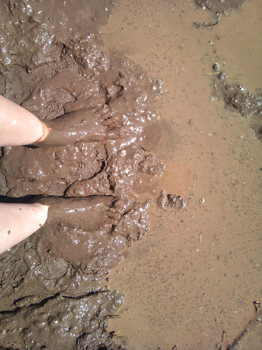 Muddy feet