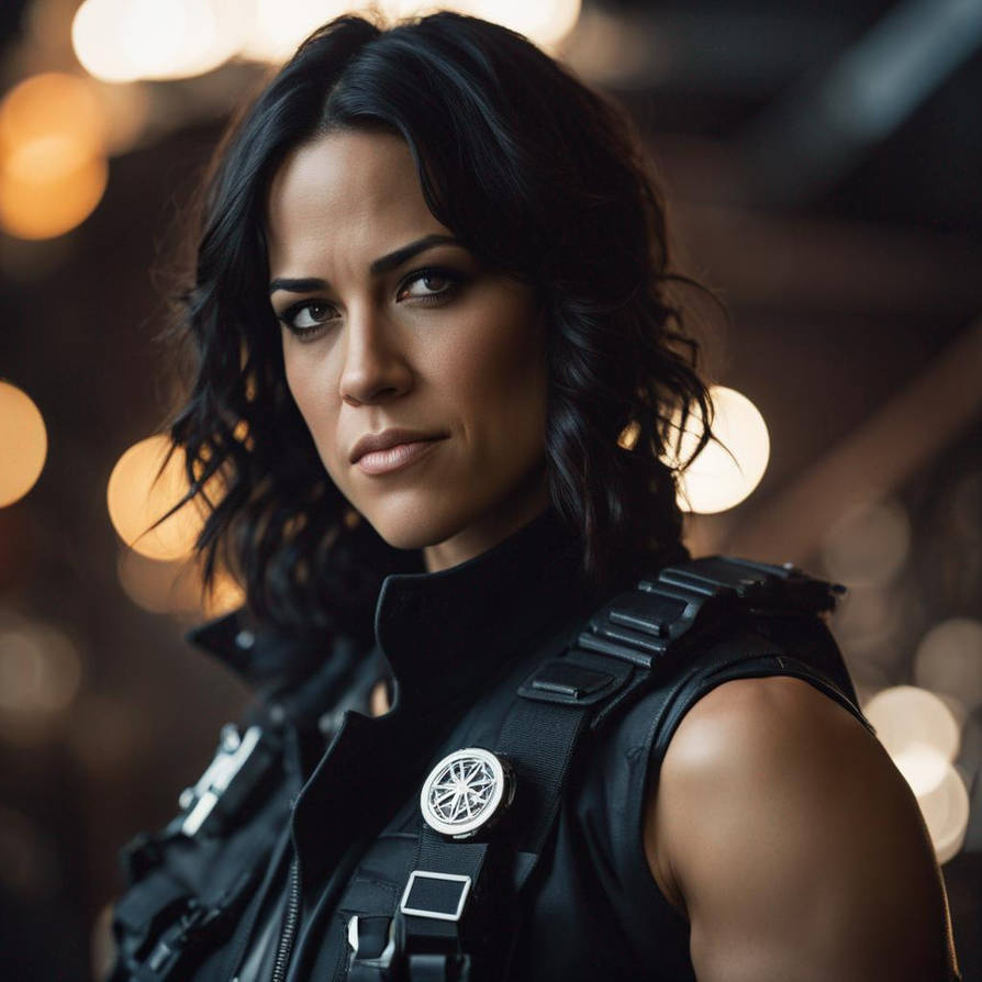 Michelle Rodriguez As A Shadowrun Rigger by Sage2000 on DeviantArt