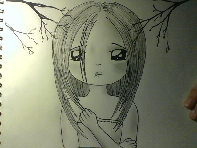 scared girl by smiiliimoon on DeviantArt