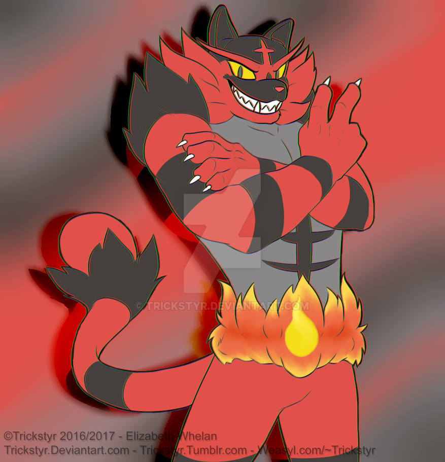 Chibi Incinaroar Incineroar by Trickstyr on DeviantArt