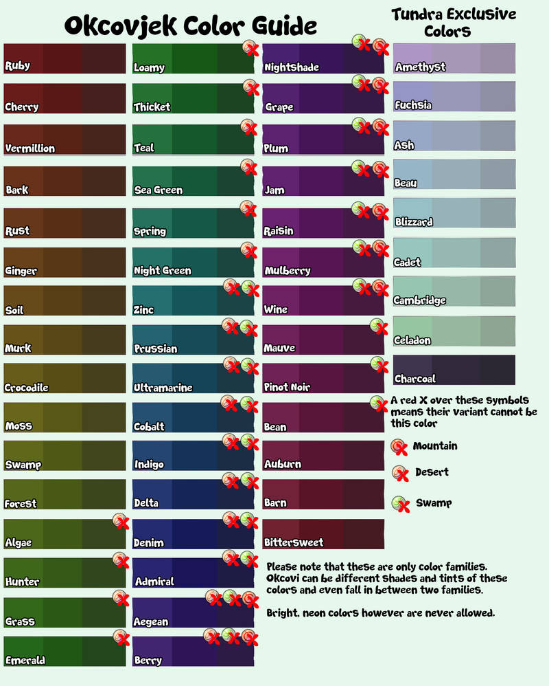 Oky Color Okcovjek Color Guide by Trickstyr on DeviantArt