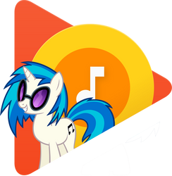 New Google Play Music Icon: Dj-Pon3