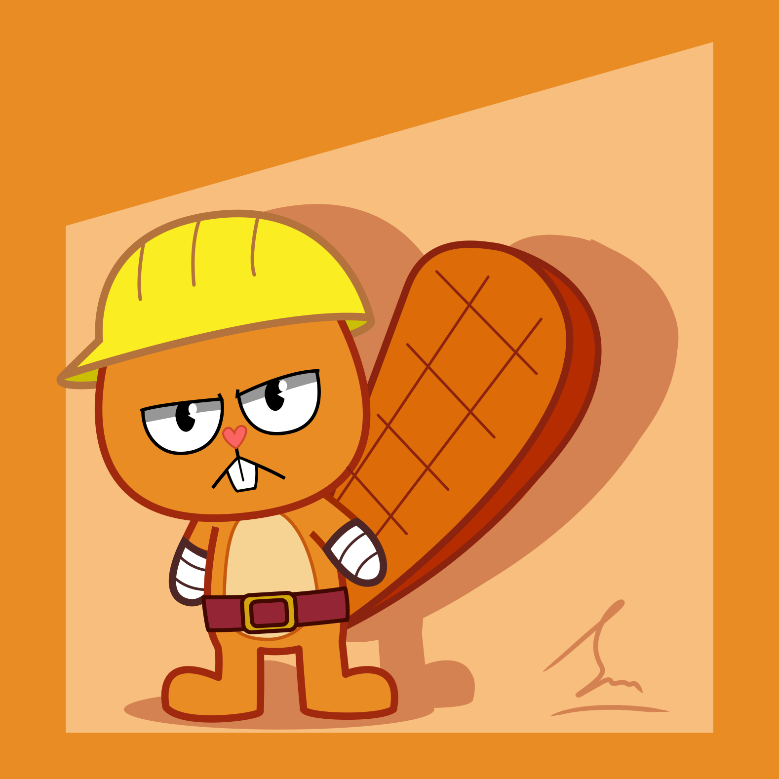 Handy the Beaver by sennacorps on DeviantArt