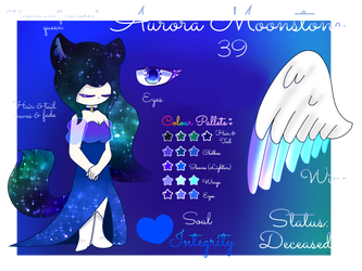 Aurora Moonstone|Reference Sheet {Universal Queen}