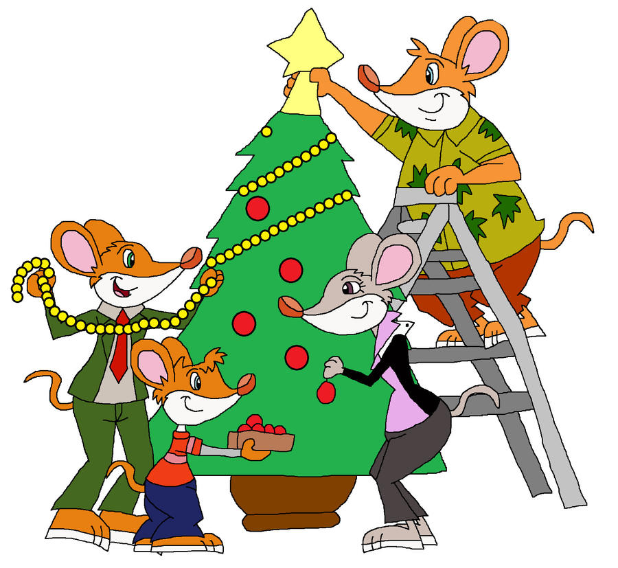 Decorating the Christmas Tree by HunterxColleen