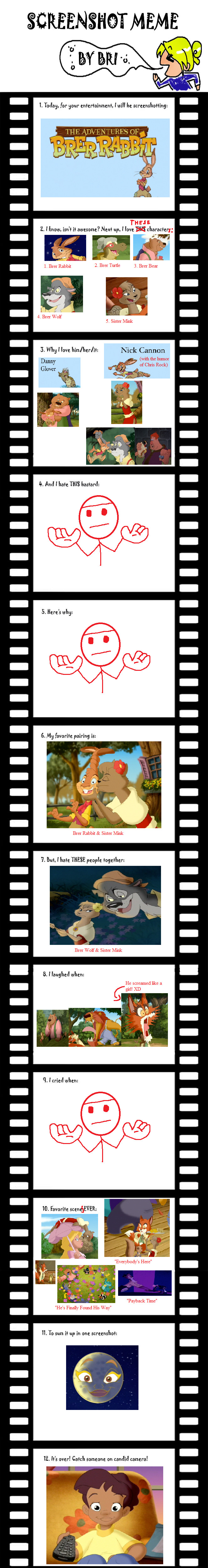 Screenshot Meme - The Adventures of Brer Rabbit by HunterxColleen on ...