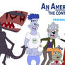 An American Toon V Poster - Friendly and Dangerous