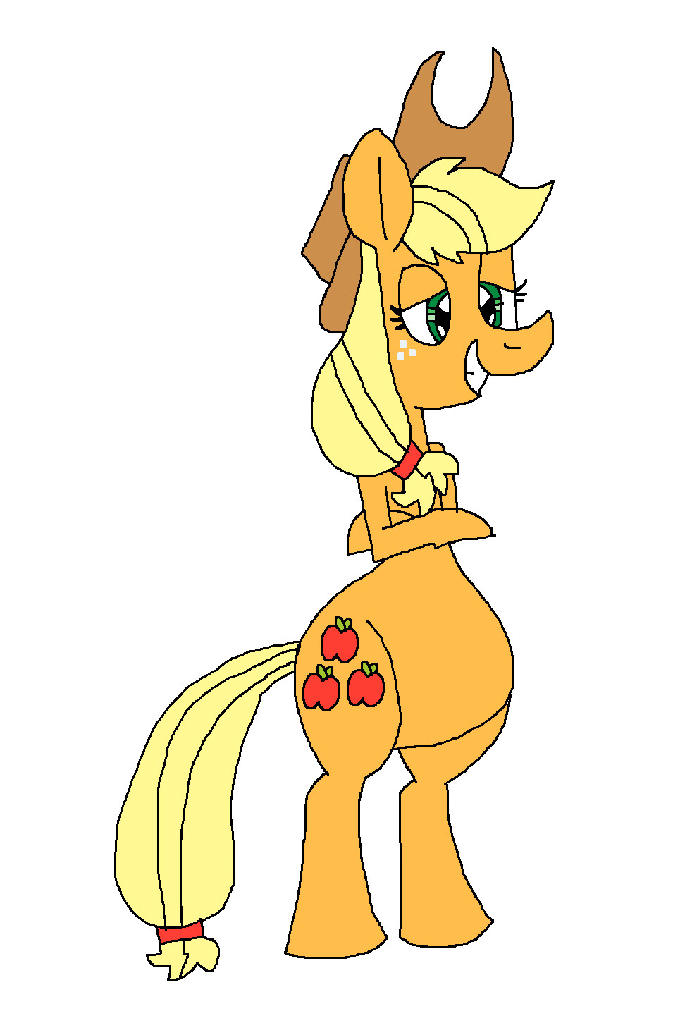 Applejack Looking Cool